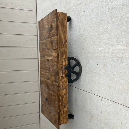 Railroad Cart Coffee Table made of Spalted White Oak