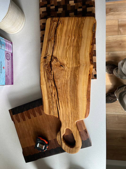 Olive Wood Charcuterie/Cutting board